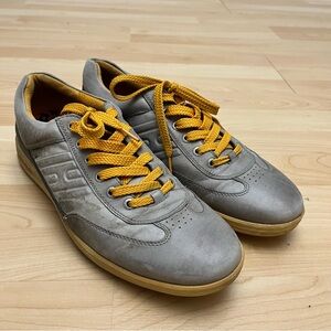 ECCO EVO Spikeless Hydromax Golf Sneakers Men’s 46 Gray Waterproof Shoe Lace Up